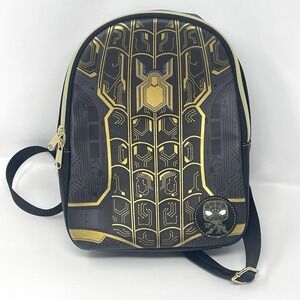 Funko Pop Marvel Spider-Man No Way Home Mini Backpack Black Gold NWT Flaw Target